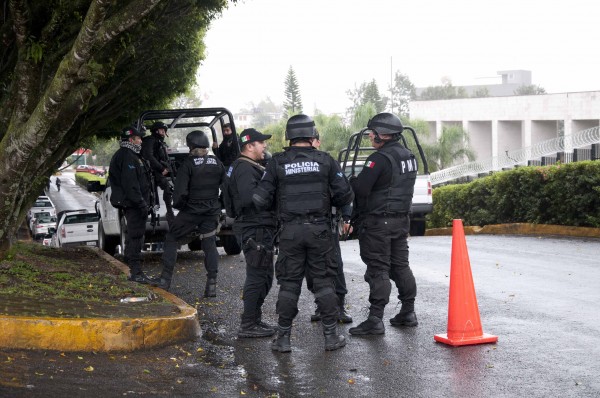 Vigilancia en la inmediaciones del Palacio Legislativo por la visita de Ángel Bravo/Fotover