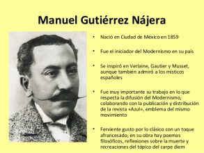 Un 22 de diciembre nace Gutiérrez Nájera Plumas libres