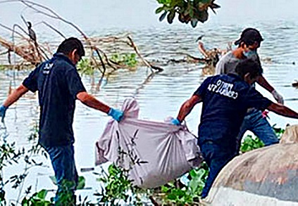 Aparece cadáver mutilado flotando en río Jamapa atrás del Tecnológico