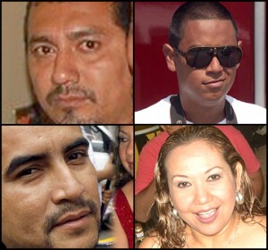 Gabriel Huge, Esteban Rodriguez,Guillermo Luna e Irasena Rodriguez