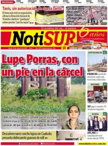 La guerra entre priístas se refleja en el titular del periodico de Marcelo Montiel previo al proceso electoral federal