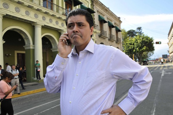 Rogelio Franco dirigente del PRD en Veracruz/Fotover