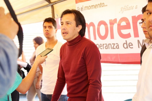 Cuitláhuac García Jiménez, delegado de Morena por el distrito X de Xalapa