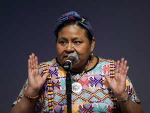 Rigoberta Menchú premio Nobel de la Paz