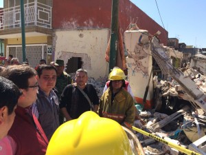 Duarte acudió a "supervisar" las labores de rescate/Fotover