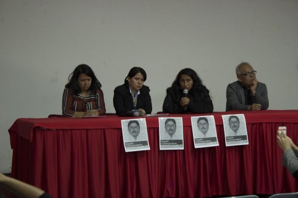 Carmela Hernández Osorio esposa de Gregorio Jiménez denunció que intentaron secuestrarla a bordo de un taxi/ Foto Red de Periodistas de a A pie