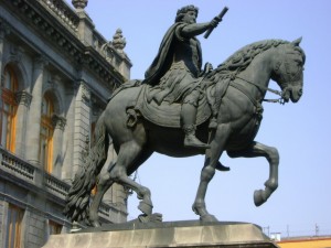 El caballito de Manuel Tolsá, centro histórico del D:F