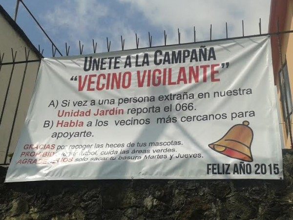 Desde inicios de año, demandan a vecinos que se organicen para autocuidarse/ Foto F.de Luna