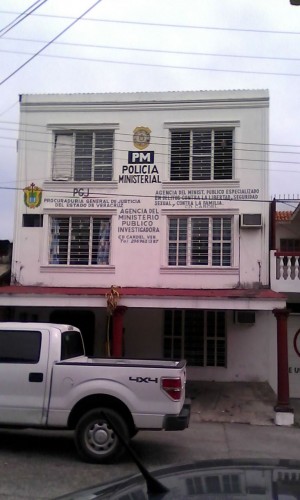 Agencia del Ministerio Público de Cardel, foto Cecilio Baltazar Miranda