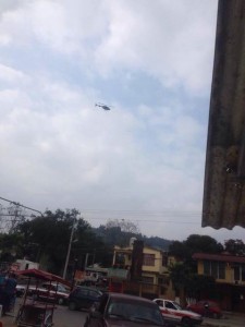 Helicopteros sobrevolaron la zona/Plumas Libres