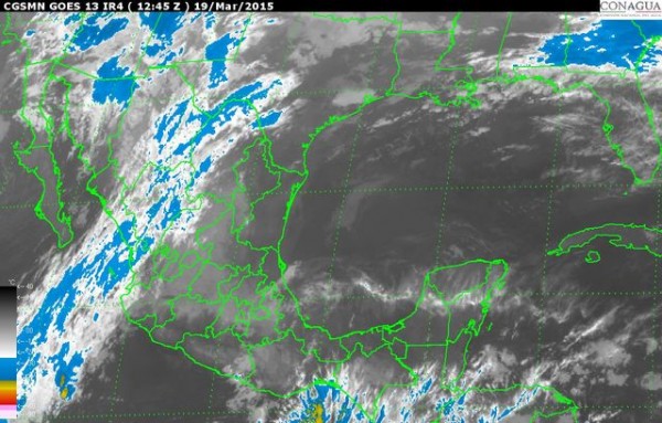 Continuará el ambiente cálido y bajo potencial de lluvias en Tamaulipas y Veracruz.
