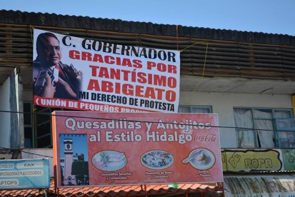 Los ganadores denuncian la indiferencia de Javier Duarte para frenar el abigeato en la zona sur del estado/ Foto Plumas Libres