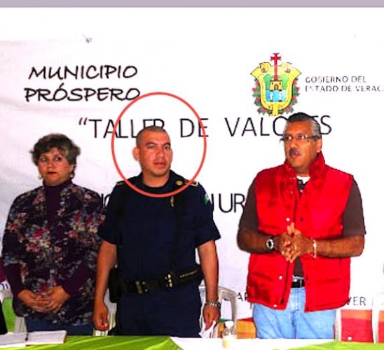 El ex director de Seguridad Pública de Hueyapan de Ocampo, Sergio Cervando Montalvo López involucrado en el asesinato de Gregorio Jiménez, apareció ejecutado en centro de Veracruz./ Foto Plumas Libres