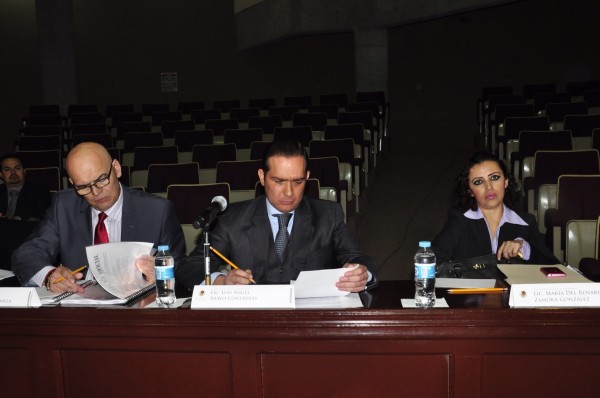La comparecencia se llevó a cabo en el auditorio del Palacio Legislativa y fue privada/Fotover
