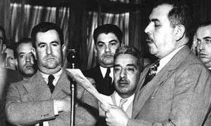 Lázaro Cárdenas del Río decretando la expropiación petrolera un 18 de agosto del año de 1938