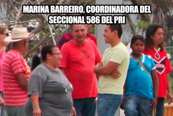 Varios líderes de seccionales del PRI en Boca del Río tras la toma del puente