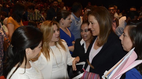 Margarita Zavala en su visita a Córdoba, Ver.