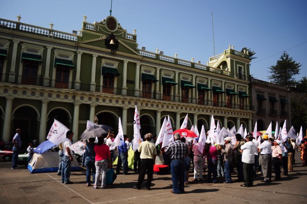 Manifestación en Plaza Lerdo/Fotover