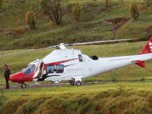 El ex director de CONAGUA uso este helicóptero que todos pagamos con impuestos para irse de vacaciones