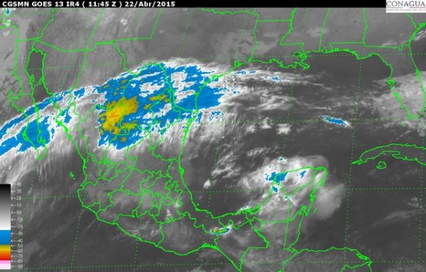 Prevén disminución en el potencial de lluvias en Tamaulipas y Veracruz. Ambiente caluroso a muy caluroso especialmente en el sur de la entidad veracruzana.