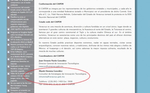 Miyoki Homma González prima hermana operó negocios desde la Consultoría de Proyectos Especiales