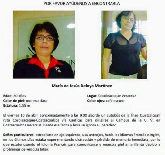 La maestra tiene 3 días de desaparecida y se teme haya sido secuestrada