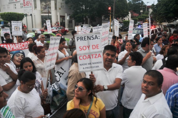 Marcha por la paz en septiembre 2014 en Coatzacoalcos/Fotover