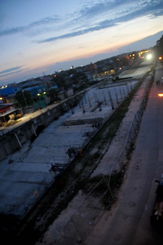 Coatzacolacos, Ver.- Obra del Túnel Sumergido en deterioro y en el olvido.FOTO: GABRIEL GUTIERREZ/FOTOVER.