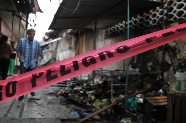 Fueron los ocho los locales siniestrados por incendio en el mercado Galeana/Fotover