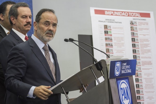 Gustavo Madero, líder nacional del PAN. Foto: Cuartoscuro