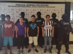 La fiscalía general del estado presentó a los presuntos responsables del secuestro y asesinato de Columna Campillo, hoy rinden declaración