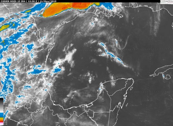 Continuará el ambiente caluroso a muy caluroso en la mayor parte de los Estados de Tamaulipas y Veracruz en las próximas 24 a 48 horas. 