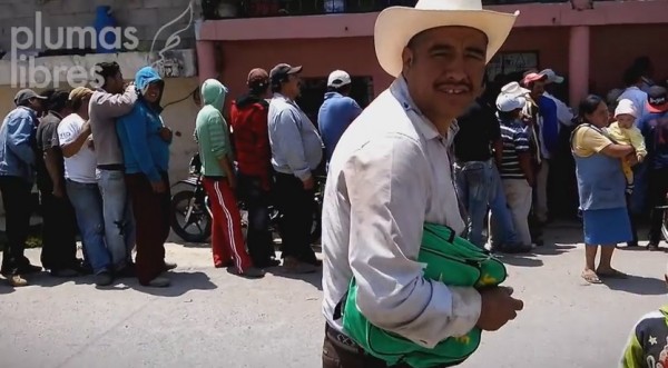 Imagenes del video que presentó el PRD para sustentar la denuncia contra Noemí Guzmán