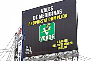 El Partido Verde que opera para el PRI, miente en campaña con tal de ganar voto ciudadano, no hay vales