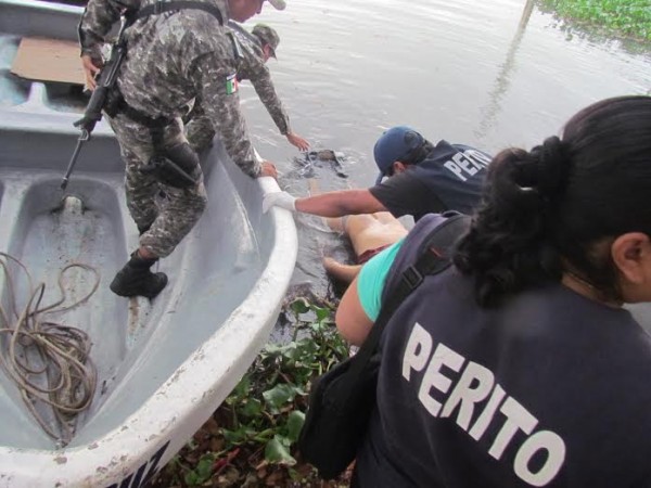 En Río Blanco aparecieron 2 cadáveres flotando/ Foto Plumas Libres