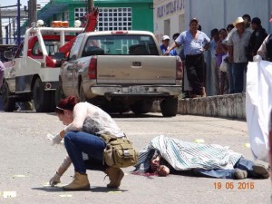 Mientras comía, lo asesinaron a tiros/ foto Plumas Libres