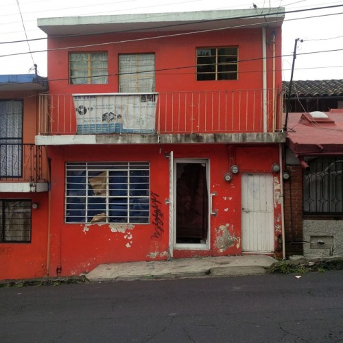 Vivienda donde fueron atacados los estudiantes/Foto Lulú lópez