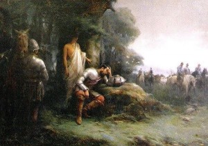 Un 30 de junio del año de 1520 Hernán Cortés llora en el árbol de la Noche Triste