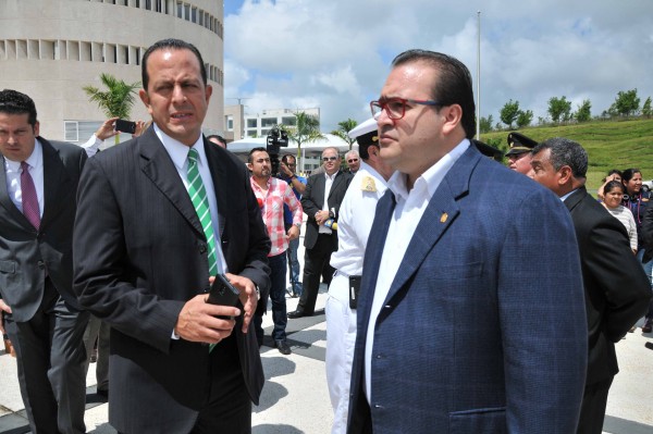 Javier Duarte y Arturo Bermúdez los autores del reglamento que restringe el derecho a la protesta/Fotover