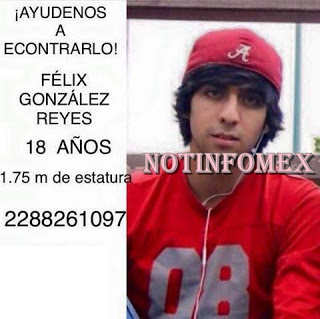 Feliz González Reyes de 18 años de edad- Foto cortesía de NOTINFOMEX