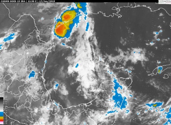 Prevalecerá el potencial de lluvias y tormentas eléctricas en la porción suroeste de Tamaulipas y desde las cuencas del ríos Tuxpan hasta el Coatzacoalcos.