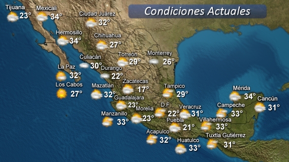 Seguirán las lluvias y tormentas eléctricas en la mayor parte de la región de pronóstico, siendo en la zona montañosa donde estará el mayor potencial.
