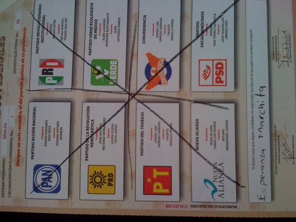 Más de 125 mil personas en Veracruz prefirieron anular su sufragio por no creer en partidos políticos