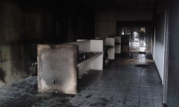 Asi quedaron las oficinas de la Sedesol/Foto; Francisco de Luna 