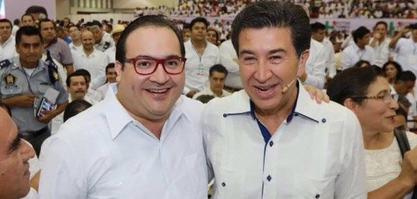 Muy feliz, agradeció el apoyo a Javier Duarte por este predestape, para eso si hay dinero
