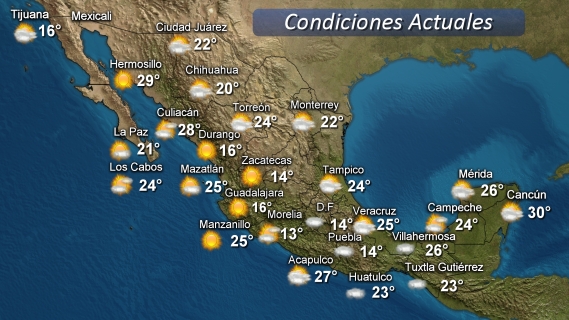 Continuará el potencial de lluvias y tormentas eléctricas vespertinas a nocturnas en zonas montañosas y nocturnas a matutinas en planicies y costa, especialmente en Veracruz.