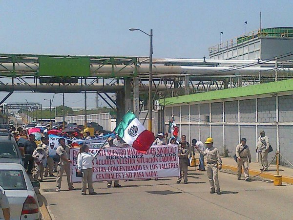 Al fin reaccionaron empelados de Pemex contra la reforma energéica que promueve desempleo y privatización de complejos