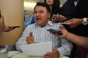 Jorge Lara Flores secretario en el PRD dice que hay acoso y amenazas de muerte contra líderes que pretendan manifestarse por reglamento de tránsito