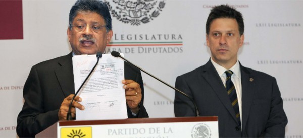 Belaunzarán y Raya presentaron la solicitud a la cámara de diputados para que sea de lo primero que se discuta el 1 de Septiembre