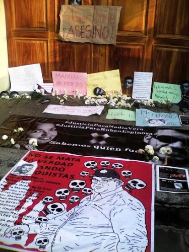 Repudian actuación de Javier Duarte en marcha para protestar por asesinatos de periodistas/ Fco. de Luna